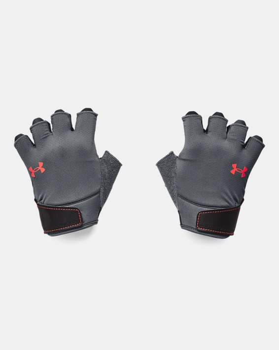 Men's UA Training Gloves, Gray, pdpMainDesktop image number 0